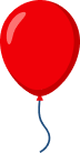Red balloon floating on a blue string, symbolising joy at Mayo Dark Sky Festival.