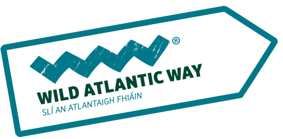 Wild Atlantic Way logo, promoting Mayo Dark Sky Festival on Ireland’s stunning west coast.