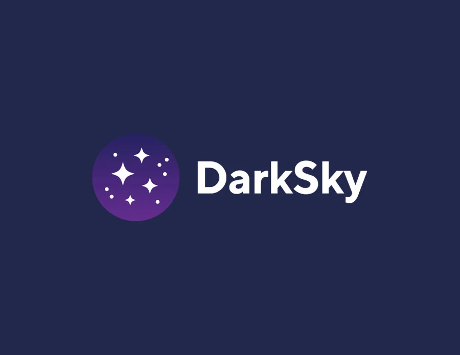 DarkSky logo with starry night theme for Mayo Dark Sky Festival, set against a deep blue background.