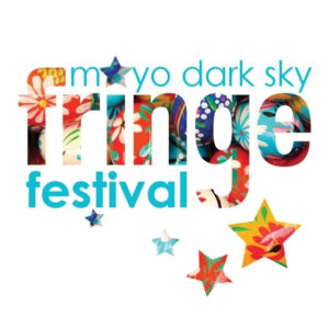 colourful logo for Dark Sky Fringe Festival